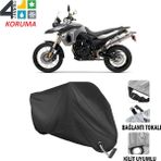 Autoes Bmw F800 GS Siyah Kilit Uyumlu Motosiklet Brandası