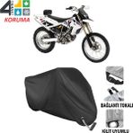 Autoes Bmw G450 X Siyah Kilit Uyumlu Motosiklet Brandası