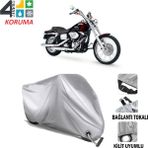 AUTOES Harley-Davidson Dyna Wide Glide Motosiklet Branda Bağlantı ve Kilit Uyumlu