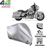 AUTOES Harley-Davidson Flhx Street Glide Motosiklet Branda Bağlantı ve Kilit Uyumlu