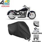AUTOES Harley-Davidson Softail serisi Motosiklet Branda Bağlantı ve Kilit Uyumlu Siyah