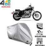 AUTOES Harley-Davidson Sportster Custom Xl 1200C Motosiklet Branda Bağlantı ve Kilit Uyumlu