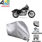 AUTOES Harley-Davidson Sportster Custom Xl 1200S Motosiklet Branda Bağlantı ve Kilit Uyumlu