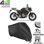 Autoes Honda CB 500F Siyah Kilit Uyumlu Motosiklet Brandası
