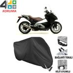 Autoes Honda NC 700DC Integra Siyah Kilit Uyumlu Motosiklet Brandası