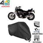 Autoes Honda VF 1100 Magna Siyah Kilit Uyumlu Motosiklet Brandası