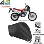 Autoes Honda XLR 125 Siyah Kilit Uyumlu Motosiklet Brandası
