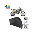 Autoes Husaberg FE 250 Siyah Bağlantı ve Kilit Uyumlu Motosiklet Brandası