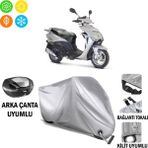 Autoes Kanuni Rs 125 Branda Motosiklet Brandası Arka Çanta Bağlantı ve Kilit Uyumlu