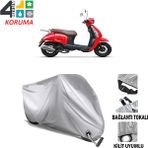 AUTOES Kanuni Trodon 50 Branda Motosiklet Brandası Bağlantı ve Kilit Uyumlu
