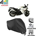 AUTOES Lifan Kpr 200 Branda Motosiklet Brandası Bağlantı ve Kilit Uyumlu Siyah