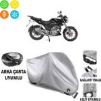 Autoes Mondial 150 Z-One Branda Motosiklet Branda Arka Çanta Bağlantı ve Kilit Uyumlu