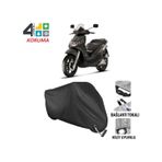 Autoes Piaggio Beverly 250 Siyah Kilit Uyumlu Motosiklet Brandası