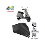 Autoes Piaggio Vespa 150 Siyah Kilit Uyumlu Motosiklet Brandası