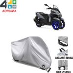 AUTOES Yamaha Tricity 155 Branda Motosiklet Brandası Bağlantı ve Kilit Uyumlu