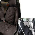 Autofest Fiat Albea Makyajlı Elegance 5'Li Set Minder Siyah 2005-2012 5 Parça Space Marka