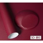 Autofolyo 3D Karbon Folyo Bordo 127 Cm X
