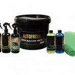 Autofresh Oto Bez Sünger Jant Temizleyici Torpido Parlatıcı Lastik Parlatıcı Şampuan Camsuyu Araç Seti