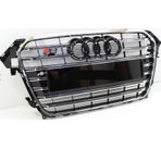 Autogp Audi A4 S4 Ön Panjur Izgara Siyah 2012 / 2015 B8 Oem Gr-s4-ad-a4b8-1215-002