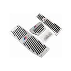 Autogp Bmw F10 Pedal Seti Takımı Otomotik 3 Parça ///m Logolu Vidalı Agp-pdl-m-214