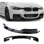 Autogp Bmw F30 Ön Tampon Lip ve Arka Difüzör Set Piano Black M-Performance