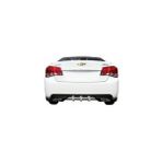 Autogp Chevrolet Cruze Difüzör Arka Tampon Çift Çıkış Egzoz Gri