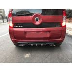 Autogp Fiat Fiorino Difüzör Arka Tampon Çift Çıkış Egzoz Gri