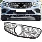 Autogp Mercedes Glc Diamond Ön Panjur Izgara Gri W253