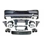 Autogp Mercedes Glc W254 Glc43 Arka Tampon Difüzörü Ve Egzoz Ucu Krom