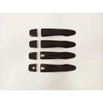 Autogp Nıssan Qashqaı 2014-2020 Kapı Kolu Kaplama - Pıano Black ( Smart Key)