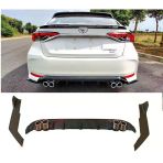 Autogp Toyota Corolla Arka Tampon Difüzör Ve Flap Takımı Sedan 3 Parça 2019+