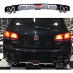 Autogp Vw Golf 6 Difüzör Arka Tampon Eki 4 Egzoz Çıkışlı