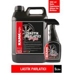 AUTOKAMA Lastik Parlatıcı 5lt + 500ml (dolu) Uygulama Şişesi