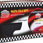 Autokit 2 Adet Süngerli Araç Pasta Cila Araba Bakım Onarım Seti