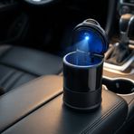 Autokit Araç İçi Mavi LED Işıklı Küllük | Tüm Araçlara Uyumlu Bardaklık Küllüğü