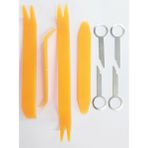 Autoline 8 Parça Trim Teyp Sökme Set (Sökme Aparatları Sert Abs Malzemedir) Teyp, Kapı, Döşeme Sökme Takımı