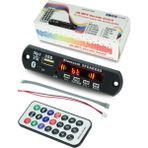 Autoline Mikrofonlu Bluetooth Radyo Usb Aux Sd Kart Mp3 Çalar 12 Volt Taşınabilir Tasarım