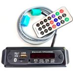 Autoline Renault Megane-Clio-Kangoo Mikrofonlu Bluetooth USB Mp3 Çalar 12V