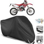 Autolion Hm Moto Cre 125 Six Competiton Motor Brandası Arka Çanta Uyumlu (Bağlantı, Kilit Uyumlu)-Siyah
