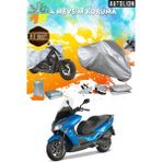 Autolion Kymco X-Town Uyumlu Ultra Koruyucu Motor Branda - Gri