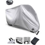 Autolion Mobylette Classic 3500 Gri Motosiklet Brandası Arka Çanta Uyumlu (Kilitli)