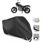 Autolion Mondial 125 Vulture I Motosiklet Branda (Bağlantı, Kilit Uyumlu)-Siyah