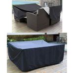 Autolion Siyah 260x160x80 cm Kalın Bahçe Mobilya Örtüsü
