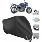 Autolion Suzuki Gsf 600 Bandit Motosiklet Branda (Bağlantı, Kilit Uyumlu)-Siyah