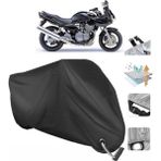 Autolion Suzuki Gsf 600 Bandit S Motosiklet Branda (Bağlantı, Kilit Uyumlu)-Siyah