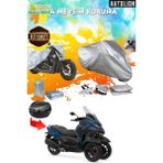 Autolion Yamaha Tricity 300ARKA Çanta Uyumlu Ultra Koruyucu Motor Branda