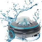 Automatic Pool Cleaner, Powerful Robotic Pool Vacuum, with Rechargeable Battery, Easy to Clean Filter Cartridges, Cordless, for Above/In-ground Swimming Pool Cleaning