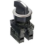 Autonics S3SF-S5W2AM ,3-KONUM/KONTAK-2A Siyah Yaylı M30 Anahtar