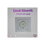 AutoPit 3D Çocuk Güvenlik Anahtarlı Priz Kapağı Set(6 kapak 2 anahtar)