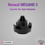 AutoPit 3D Renault Megane 2 Uyumlu Far Ayar Somunu Plastik Ayar Dişlisi